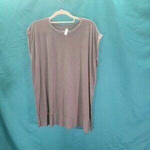 Bella+Canvas Flowy Collection Oversized Gray T-Shirt Size L